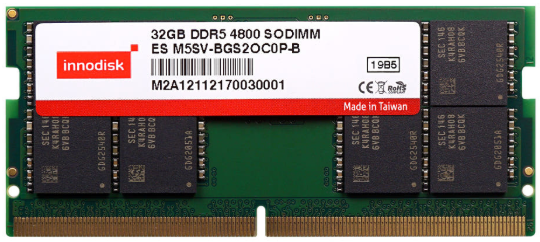 [INNODISK] 이노디스크 DDR5 SODIMM 32GB 4800MT/s M5S0-BGS2OCVP 임베디드 메모리모듈